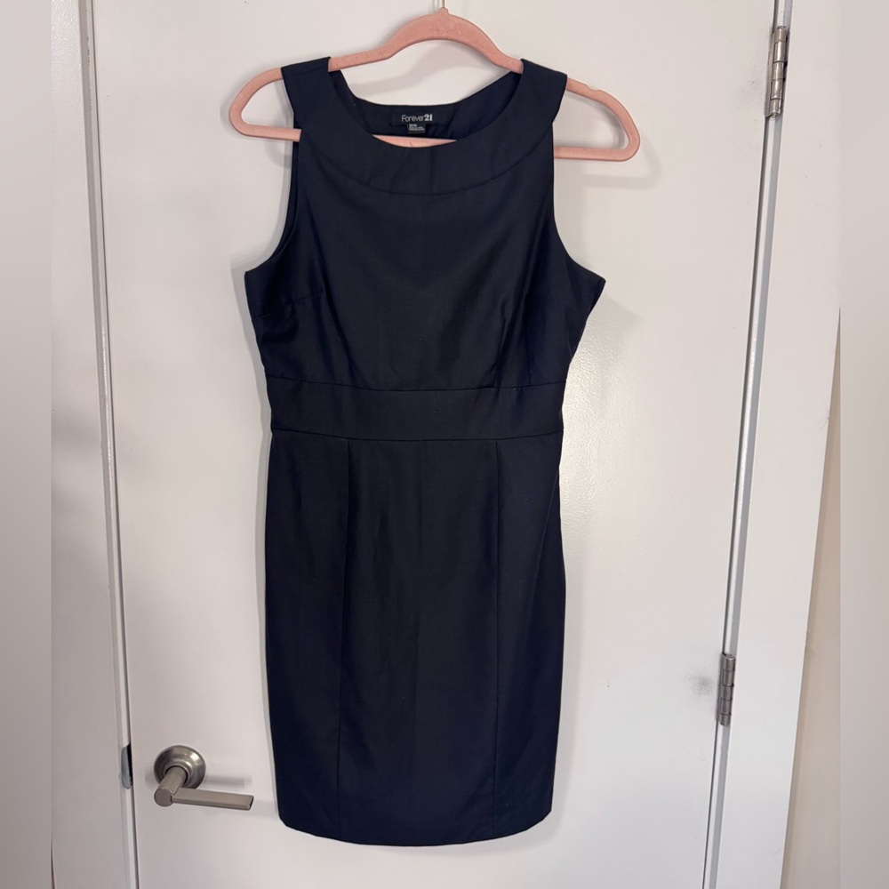 NWOT vintage forever 21 f21 sheath dress black size medium